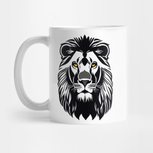 Majestic Lion Face Mug